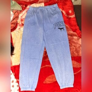 Vs pink boyfriend lounge sweatpants, size small.